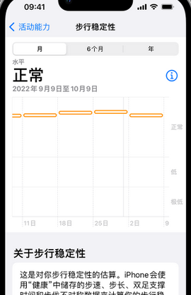 福山iPhone手机维修如何在iPhone开启'步行稳定性通知'