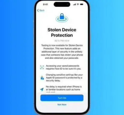 福山苹果授权维修店分享被盗设备保护功能开启方法