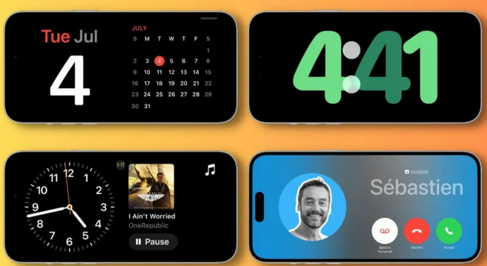 福山苹果手机维修分享iOS17横屏充电待机显示有什么好处 