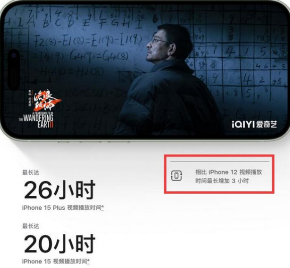 福山苹果15换电池网点分享iPhone15电池容量是多少 