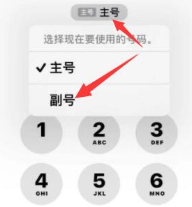 福山苹果14维修店分享iPhone 14 Pro Max使用副卡打电话的方法 