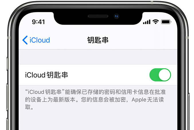 福山苹果手机维修分享在 iPhone 上开启 iCloud 钥匙串之后会储存哪些信息 